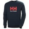  helly hansen Logo Crew Sweatshirt NAVY