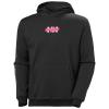 helly hansen Cotton Fleece Graphic Hoodie BLACK