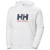  helly hansen Logo Hoodie WHITE