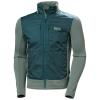 Fleeceová mikina helly hansen VERSALITE HYBRID FLEECE GREY CACTU