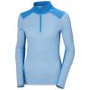Camiseta helly hansen LIFA MERINO MIDW 1/2 ZIP BRIGHT BLU