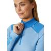  helly hansen W LIFA MERINO MIDW 1/2 ZIP Bright Blue