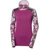 Tričko helly hansen LIFA MERINO MIDW BLC HOODIE Black MAGENTA 2.