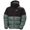 Jakke helly hansen OSLO GRAPHIC PUFFY Black GREY CACTU