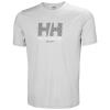 T-paita helly hansen TECH GRAPHIC T-SHIRT 2.0 Cyber Lime GREY FOG