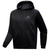arc'teryx  Emblem Fleece Full Zip Hoody BLACK