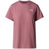 The North Face  W Ss Box Nse Relaxed Tee Nostalgia Rose/