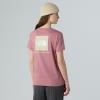 the north face  W SS BOX NSE RELAXED TEE Nostalgia Rose/