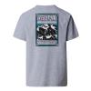  the north face M SS NORTH FACES TEE TNF Light Grey Heat