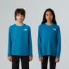  the north face TEEN 24/7 LS TEE Dusk Blue