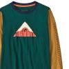  patagonia KS LS GRAPH T-SHIRT Driftways: Cascade G