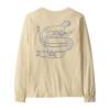  patagonia KS LS GRAPH T-SHIRT Skisel: Undyed Natur