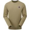 rab  BASECAMP LOGO BADGE LS TEE Beluga LIGHT KHAK