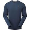rab  BASECAMP LOGO BADGE LS TEE Beluga TEMPEST BL