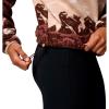  columbia HELVETIA II PRINTED CROP HALF SNAP Tobac