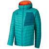 Casaco ternua VILMAN 2.0 HOOD DOWN JKT M Black BLUE MINT