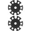  salomon POLES 1x2 TOURING BASKET Black