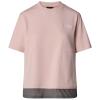  The North Face W Fabric Mix Ss Tee - Ap Pink Moss