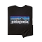Camiseta patagonia Ls P-6 Logo Responsibili-Tee BLK