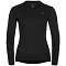 Camiseta odlo Active Warm Eco LS Baselayer Top W BLACK