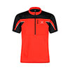 montura workframe High Zip 2 T-Shirt ROSSO/NERO