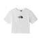 Camiseta the north face Cropped Graphic Tee Girl TNF WHITE1