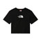 Camiseta the north face Cropped Graphic Tee Girl TNF BLACK1