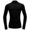 Camiseta devold Lauparen Merino 190 Zip Neck BLACK