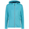  campagnolo Stretch Performance Fleece Hooded Jacket W LAGOON