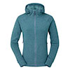 Chaqueta rab Nexus Hoody Wmns Black ORION BLUE
