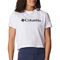  columbia North Cascades Cropped Tee W WHITE