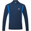 Camiseta mountain equipment Ignis Ls Zip Tee ADMIRAL/AT