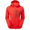  mountain equipment SQUALL HOODED WMNS JACKET Deep Teal CHILI RED/