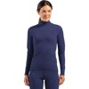 Camiseta odlo Active X-Warm Eco Half-Zip Turtleneck Baselayer W SKIPPER BL