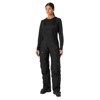 Broek helly hansen POWDERQUEEN BIB Grey Fog Snow 990