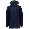 Giacca cmp LONG JKT ZIP HOOD Black Blue