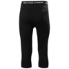 Boxer e slip helly hansen LIFA MERINO MIDWEIGHT 3/4 PANT BLACK