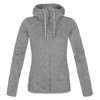 Fleece rock experience BERNA M. HOODIE FZ W FLC GREY MELAN