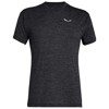 Marškinėliai salewa PUEZ MELANGE DRY S/S TEE Black Out Mel