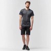 Marškinėliai salewa PUEZ MELANGE DRY S/S TEE Black Out Mel
