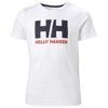 Tričko helly hansen JR LOGO T-SHIRT Cherry Blossom WHITE