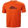 T-shirt helly hansen TECH GRAPHIC T-SHIRT Patrol Orange