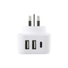 Accessoire lifeventure Travel Adaptor w/USB (& USB C)