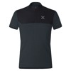 Tričko montura ZIP T-SHIRT Antracite/Power Red 92