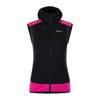 Gilè montura HYPNOTIC VEST WOMAN Nero/Intense Violet