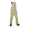 volcom One-piece Suit SWIFT BIB OVERALL Dark Khaki