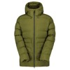 Dlouhá bunda s kapucí scott TECH WARM FIR GREEN