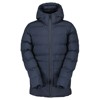 Dlouhá bunda s kapucí scott TECH WARM DARK BLUE