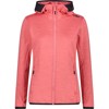 Chaqueta cmp Stretch Grid Tech fleece with Hood W PESCA