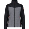  cmp Hybrid Knit Tech Jacket W ANTRACITE